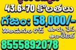 Open plot for sale kanuru